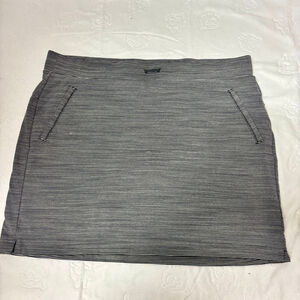 Women's Athleta Navy Blue and White Striped Skort XLT Tennis, Pickleball, Golf